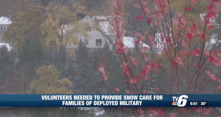 Snowcare for troops volunteers needed