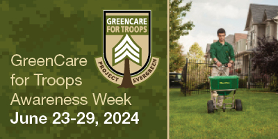 PE June 2024 GreenCare for Troops Awareness Week2 email signature image | Project EverGreen