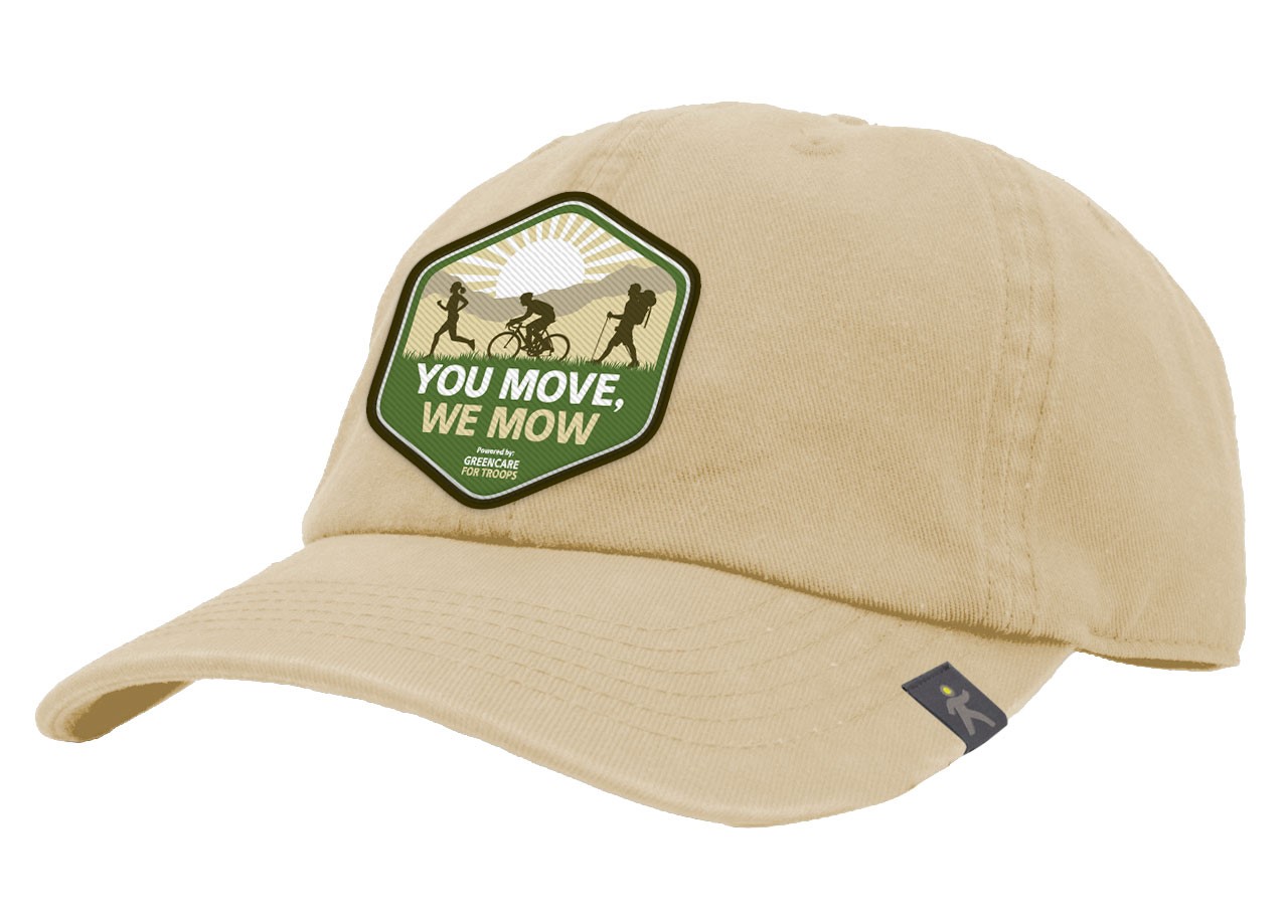 you move, we mow hat