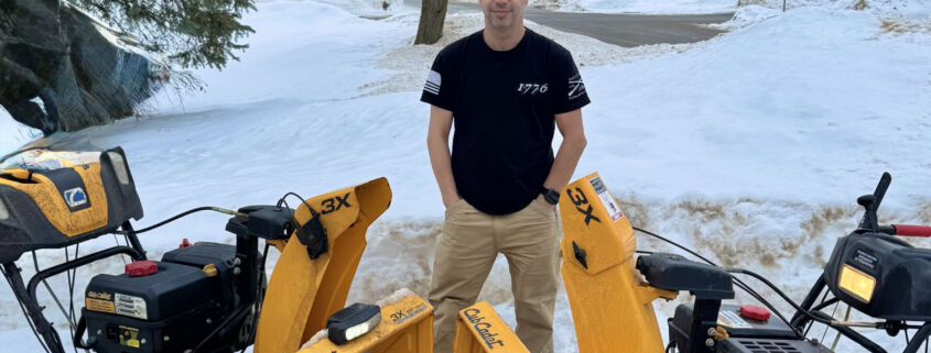 Fort Drum SnowCare for Troops Volunteer Supports Military Families in Heavy Snow | Project EverGreen Fort Drum - Project EverGreen