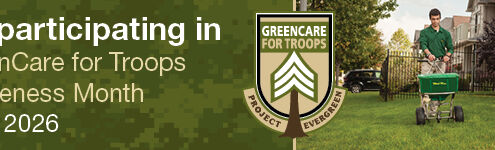 GCFT Marketing Guide | Project EverGreen PE June 2026 GreenCare for Troops Awareness Month2 650 × 150 | Project EverGreen